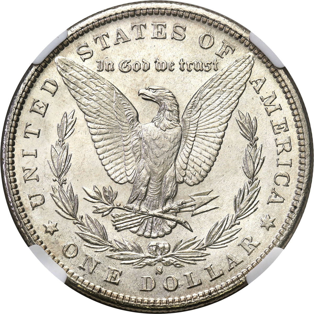 USA 1 dolar 1881 S, San Francisco NGC MS65+ PIĘKNY